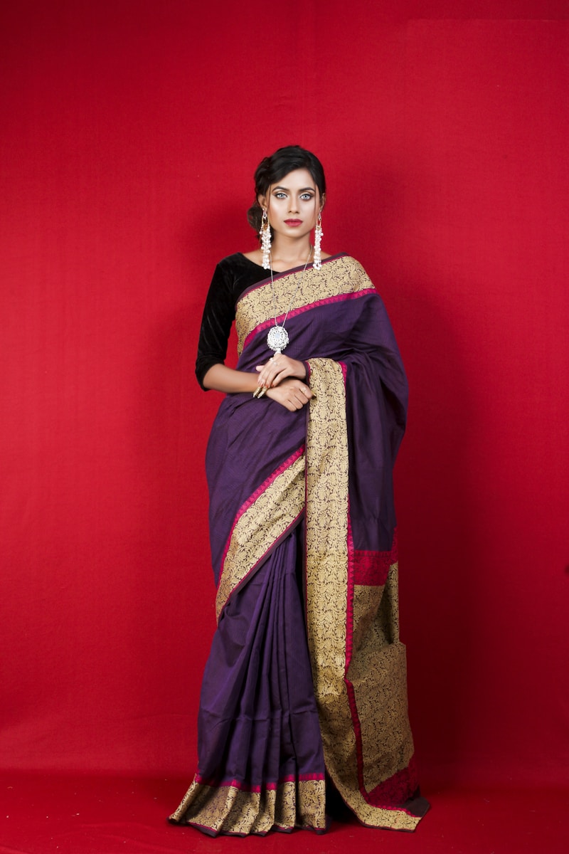 Exclusive Pure Silk Katan Saree with Rich All-over Zari Work